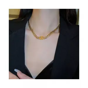 남녀용 목걸이 D 디자인 패션