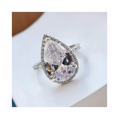 ((특 페어컷 6캐럿))모이사나이트 반지